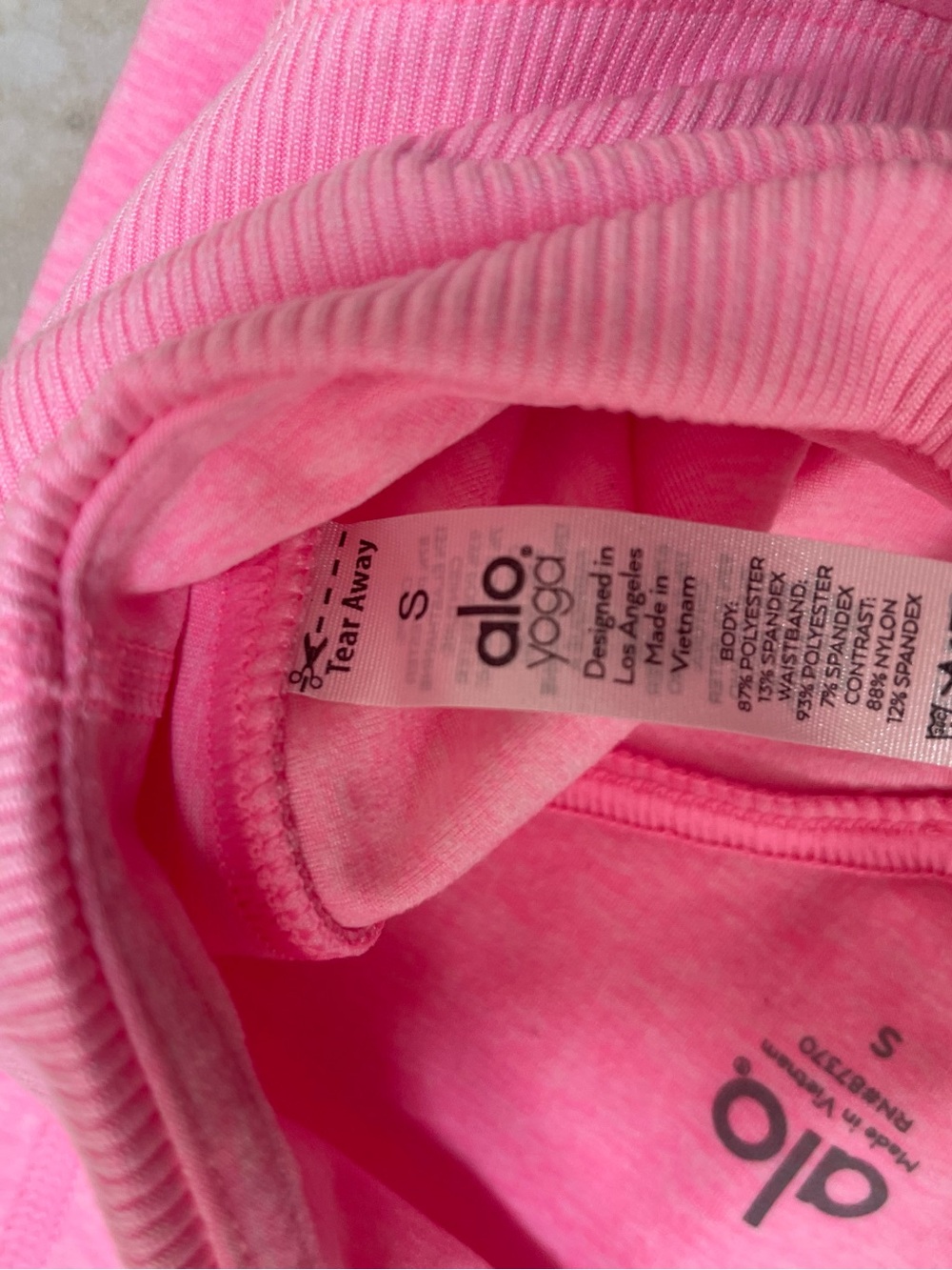 Alo Yoga Pink High-Waist Athletic Leggings Size Small - Picture 5 of 5